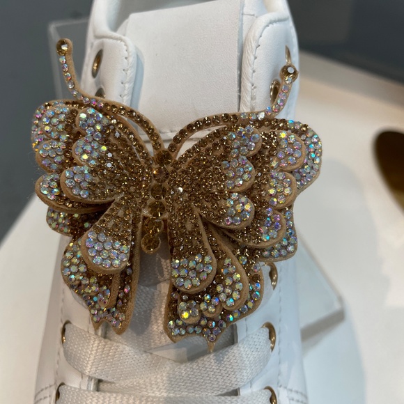 Women\'s Chunky Fashion Sneakers Platform Rhinestone Butterfly Casual Shoes 3007 main image 0